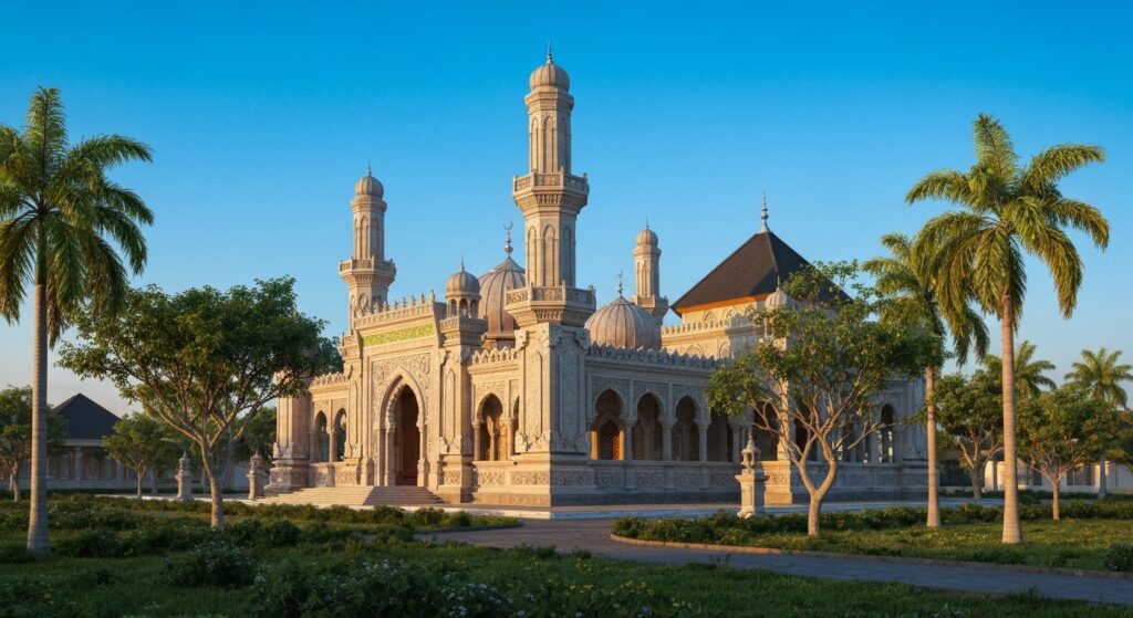 Halal-friendly tourism and mosque in Bali Indonesia