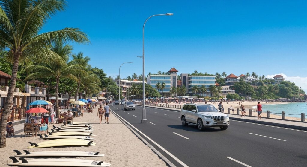 Airport transfer to Kuta Beach area Bali