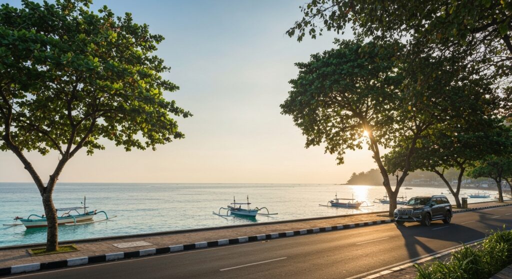 Airport transfer to Sanur beachfront Bali